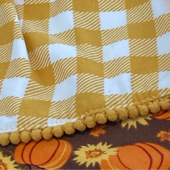 Rare Editions Toddler Girls Pumpkin Check Dress - 2 Pack 2T - Picture 8 of 14